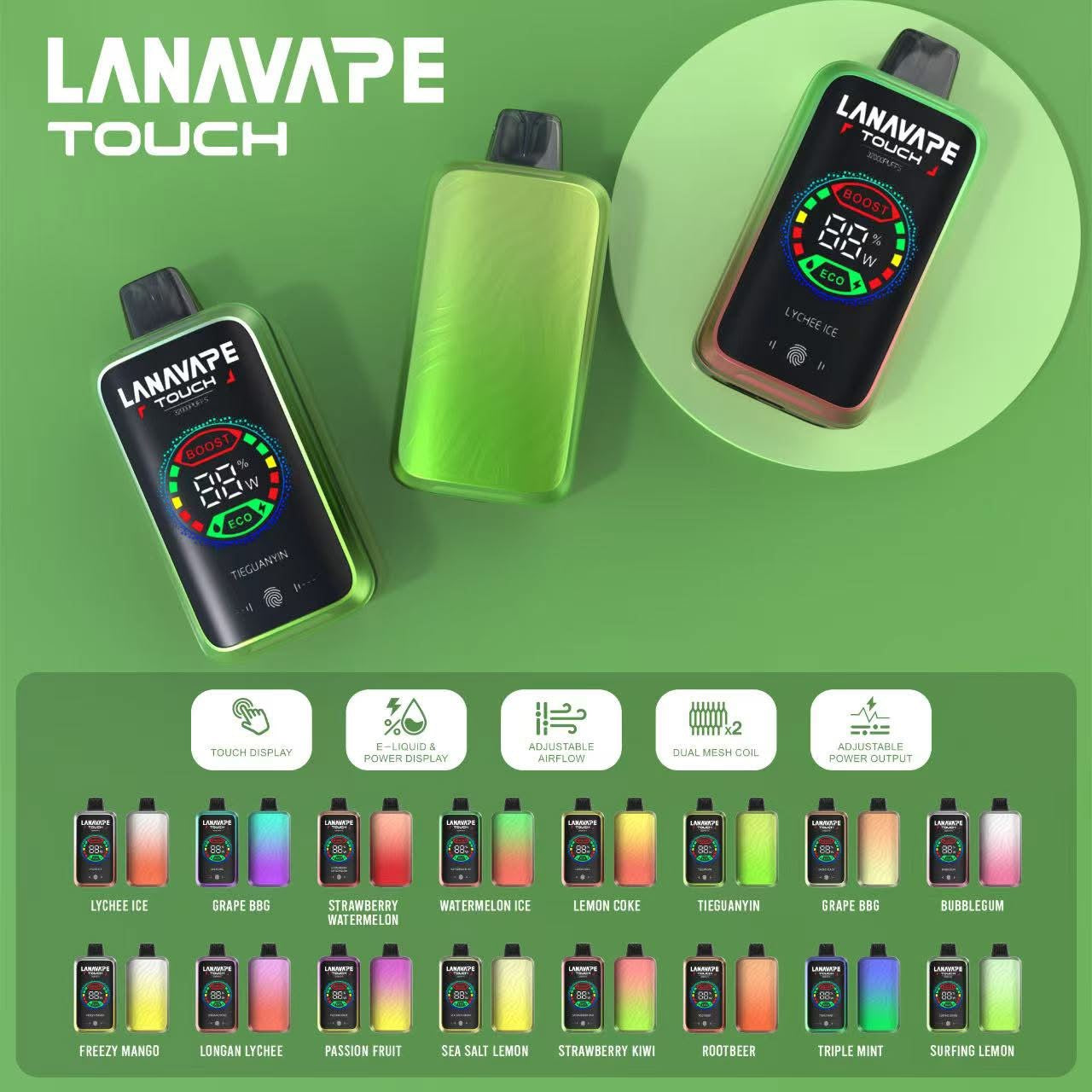 Lana Touch 32000 Puffs | Vape Shop Eco Botanic Johor Malaysia My Store Lana Touch 32000 Puffs | Vape Shop Eco Botanic Johor Malaysia My Store
