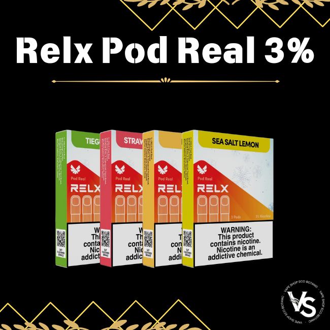 Relx Pod Real 3% - Vape Shop Eco Botanic My Store Relx Pod Real 3% - Vape Shop Eco Botanic My Store