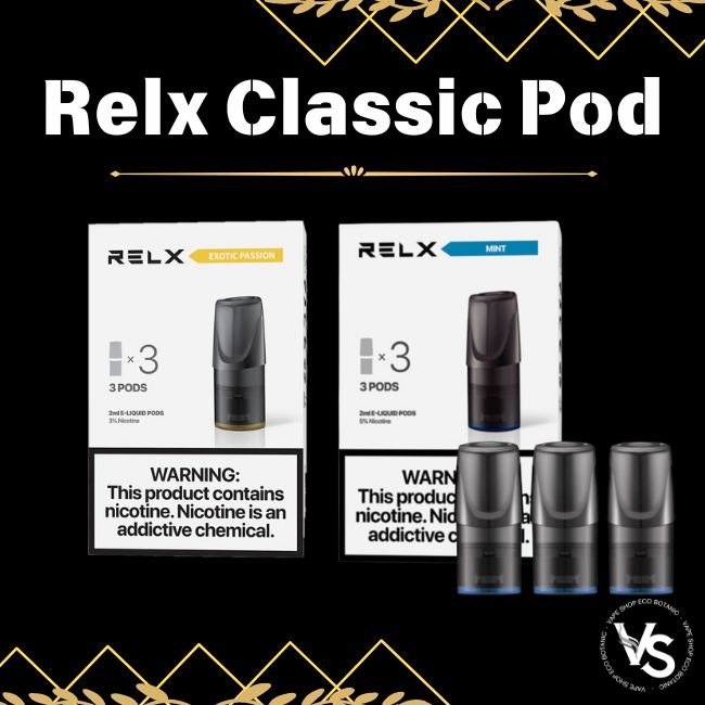 Relx Classic Pod - Vape Shop Eco Botanic My Store Relx Classic Pod - Vape Shop Eco Botanic My Store