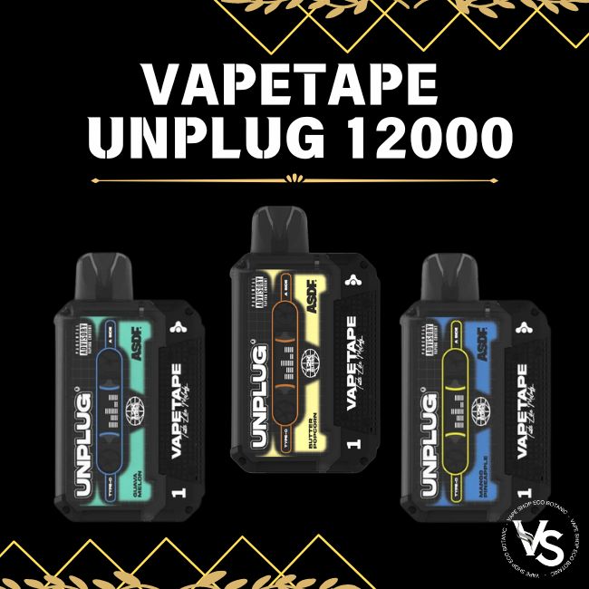 Vapetape Unplug 12000 Puffs Cartridge - Vape Shop Eco Botanic My Store Vapetape Unplug 12000 Puffs Cartridge - Vape Shop Eco Botanic My Store