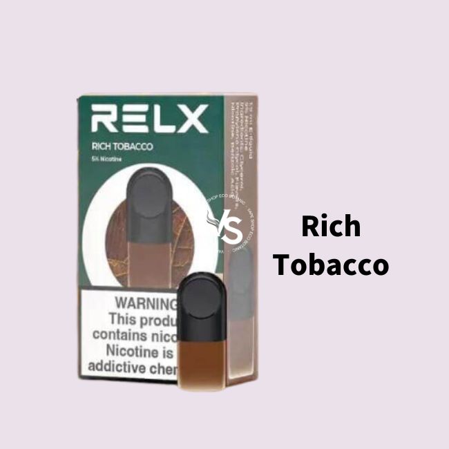 Relx Pod Rich Tobacco RELX Infinity Pod Relx single Pod - Global Vape Dubai Relx Pod Rich Tobacco RELX Infinity Pod Relx single Pod - Global Vape Dubai